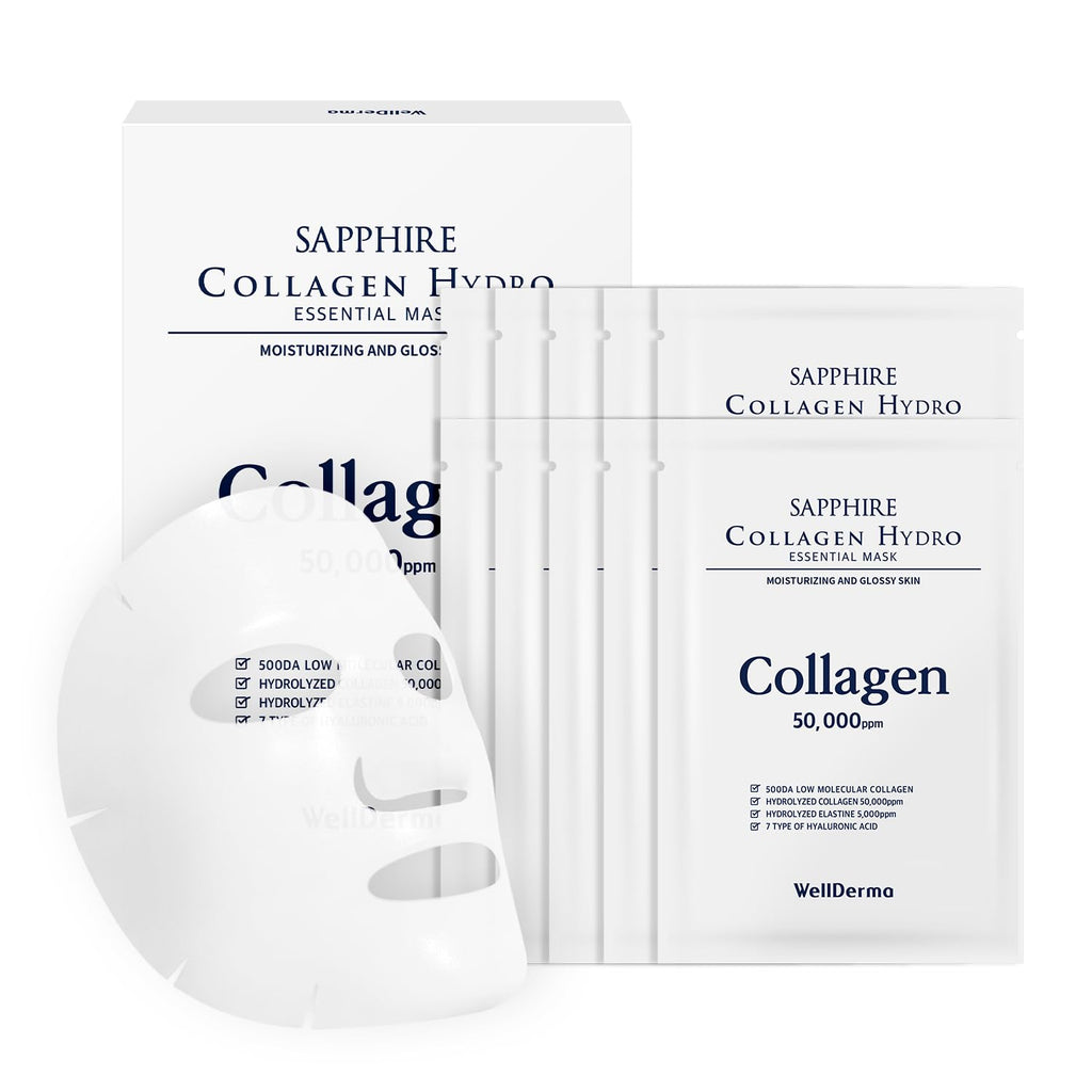 Sapphire Collagen Hydro Face Masks-10 Pack