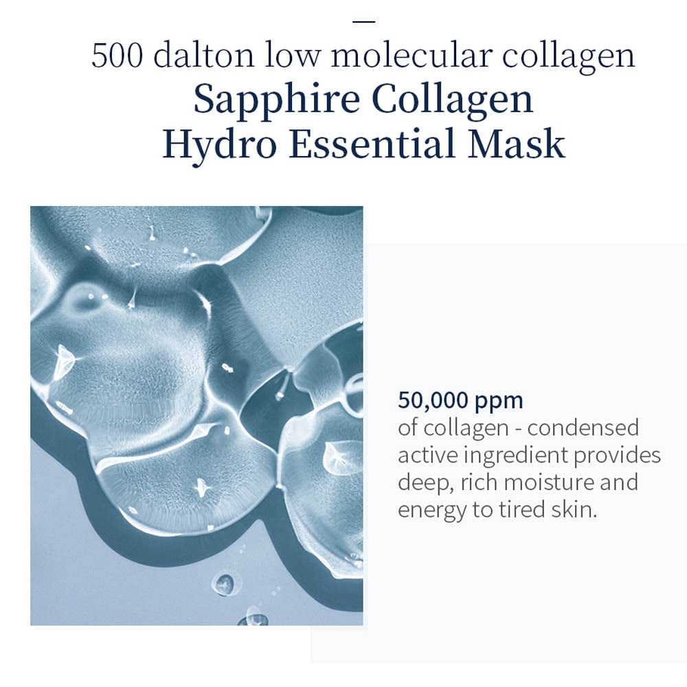 Sapphire Collagen Hydro Face Masks-10 Pack