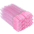 100-Piece Disposable Mascara & Eyelash Spoolie Wands