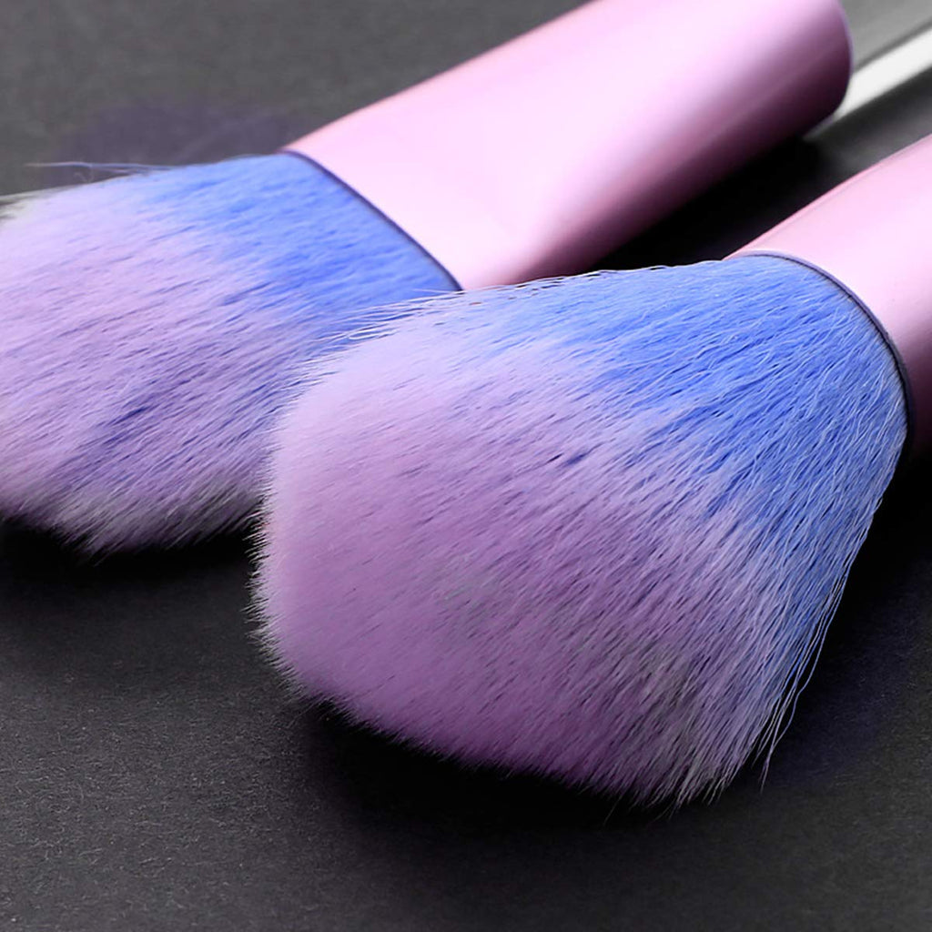 “Unicorn Crystal Makeup Brush Set – Blue Sparkle”