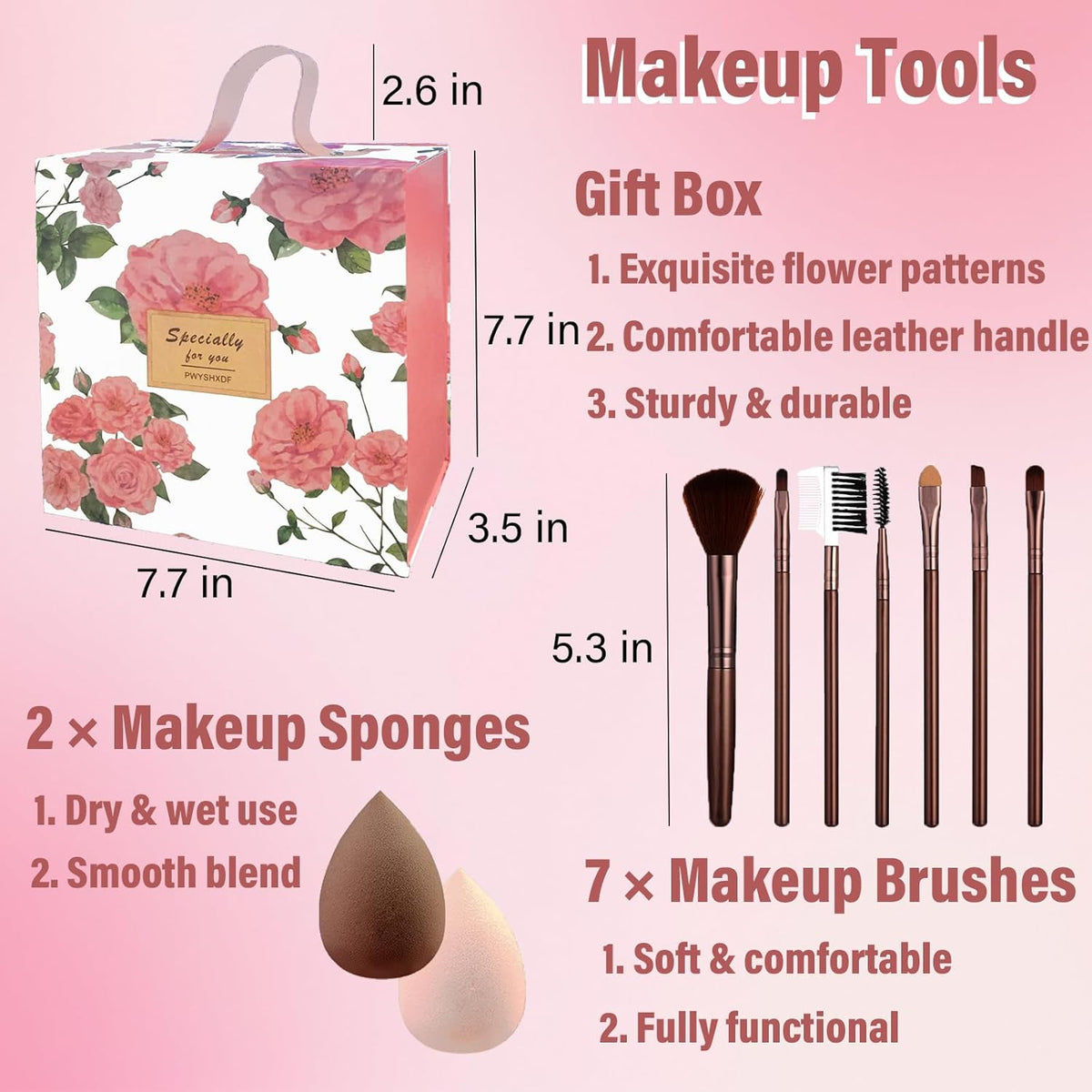 Makeup Essentials Kit-Complete Makeup Set for Women & Beginners 